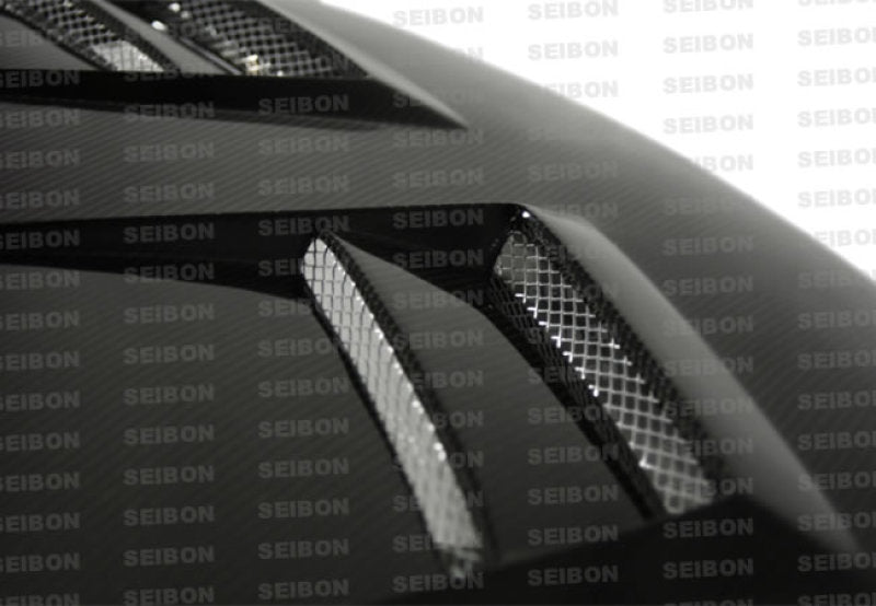 Seibon 08-09 Mitsubishi Lancer (CYA4/5A) DV Style Carbon Fiber Hood 2