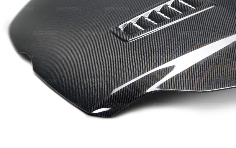 Seibon 12-13 Ford Focus RS-Style Carbon Fiber Hood 4