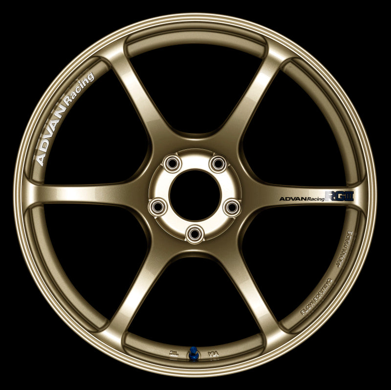 Advan RGIII 17x9.0 +45 5-114.3 Racing Gold Metallic Wheel 0