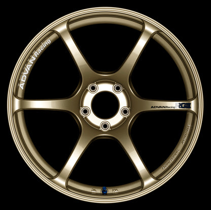 Advan RGIII 18x10.5 +15 5-114.3 Racing Gold Metallic Wheel 0