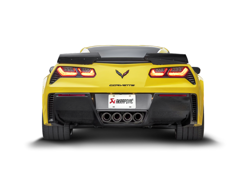 Akrapovic 14-17 Chevrolet Corvette Z06 (C7) Slip-On Line (Titanium) w/ Carbon Tips 3