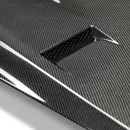 Seibon 2017-2018 Nissan GTR R35 GTII-Style Carbon Fiber Hood 4