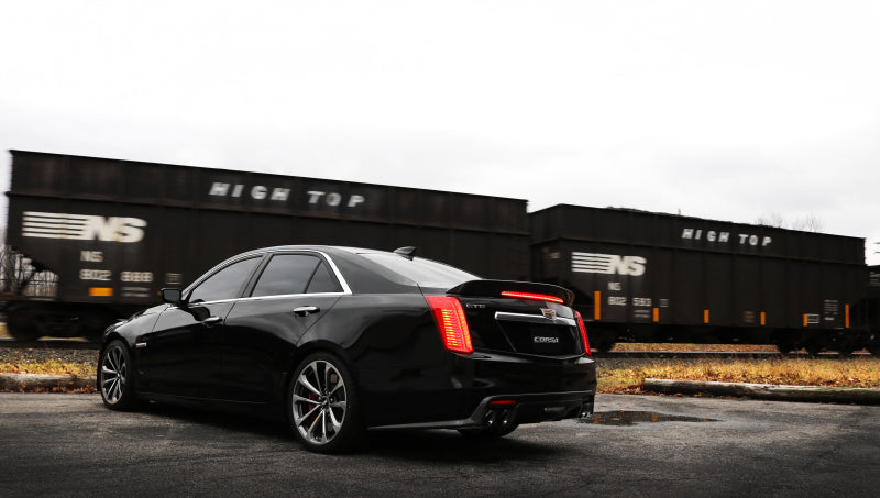CORSA Performance Corsa 2016-2019 Cadillac CTS V 6.2L V8 2.75in Black Xtreme Axle-Back Exhaust