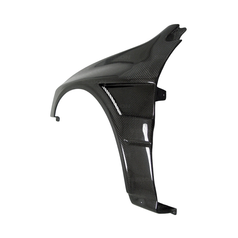 Seibon 03-07 Mitsubishi Evo 8 & IX 10mm Wider Carbon Fiber Fenders 0