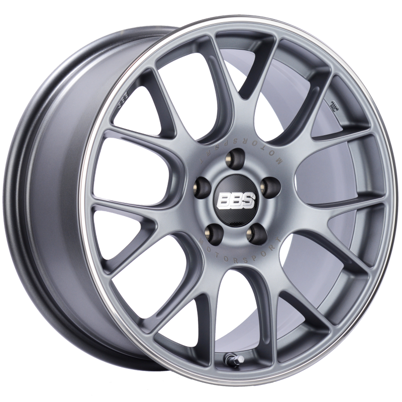 BBS CH-R 18x8.5 5x112 ET47 Brilliant Silver Polished Rim Protector Wheel -82mm PFS/Clip Required 1