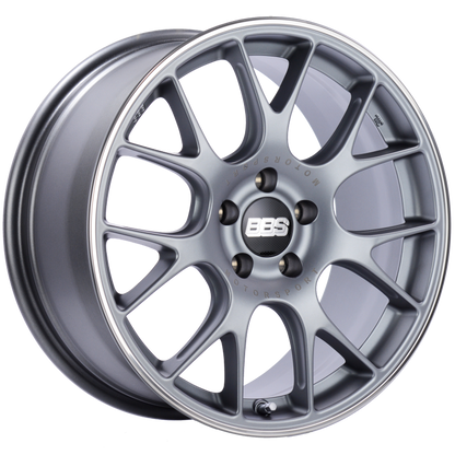 BBS CH-R 18x9 5x120 ET44 Brilliant Silver Polished Rim Protector Wheel -82mm PFS/Clip Required 1