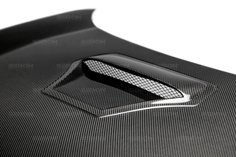 Seibon 16-17 Honda Civic TR Carbon Fiber Hood 2