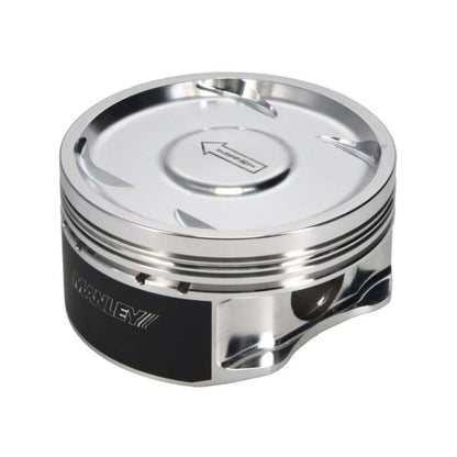 Manley Performance Manley 04+ Subaru WRX STi (EJ257) STD Stroke 99.75mm +.25mm Bore 8.5:1 Dish Piston Set with Rings