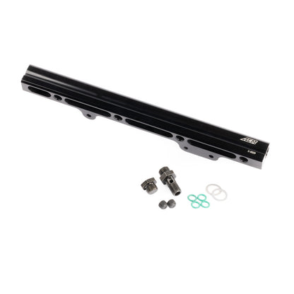 AEM 96-00 Civic CX/DX/LX/EX & 96-97 Del Sol S/Si Black Fuel Rail - Integra
