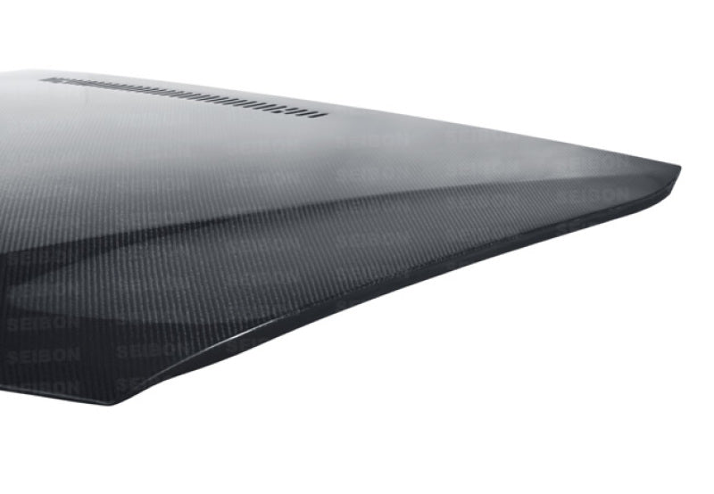 Seibon 02-05 BMW 3 Series 4dr E46 (Manuf Date 7/02-7/06 Models Only) OEM-Style Carbon Fiber Hood 3