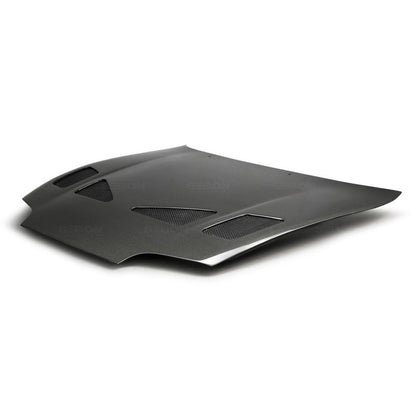 Seibon 93-98 Toyota Supra (JZA80L) TR Style Carbon Fiber Hood 3