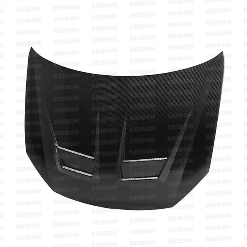 Seibon 10-11 VW Golf GTI 5K/MK6 DV Carbon Fiber Hood w/ Shaved Emblem 0