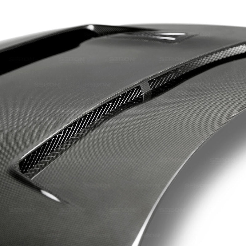 Seibon 09-12 Nissan GTR R35 DV-Style Carbon Fiber Hood 5