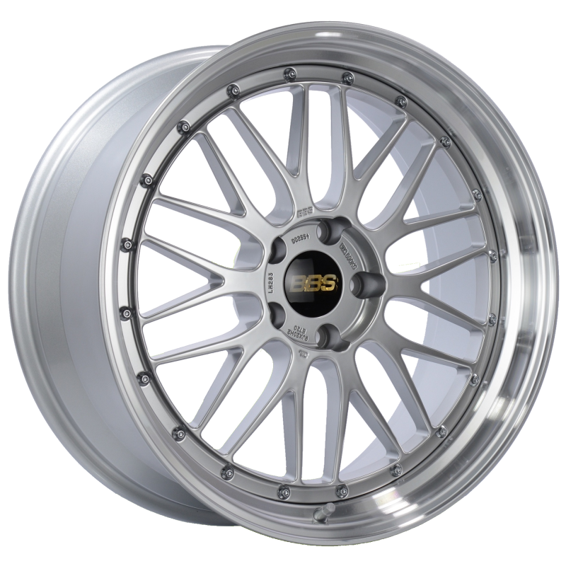 BBS LM 20x9 5x120 ET20 Diamond Silver Center Diamond Cut Lip Wheel -82mm PFS/Clip Required 0