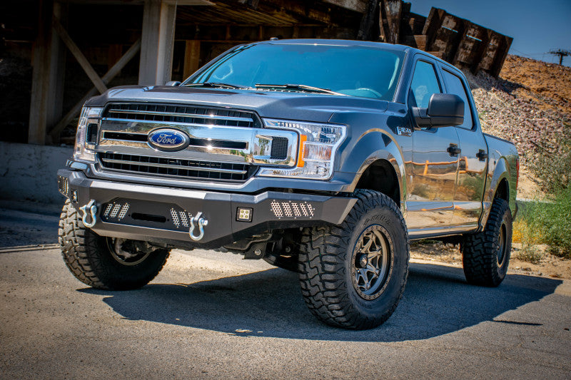 DV8 Offroad 2018+ Ford F-150 Front Bumper w/ Light Holes - F-150 & Raptor