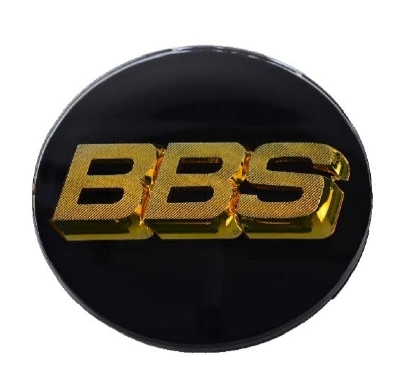 BBS Center Cap 80.6mm Black/Gold -D 0