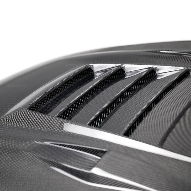 Seibon 09-12 Nissan GTR R35 DS-Style Carbon Fiber Hood 4