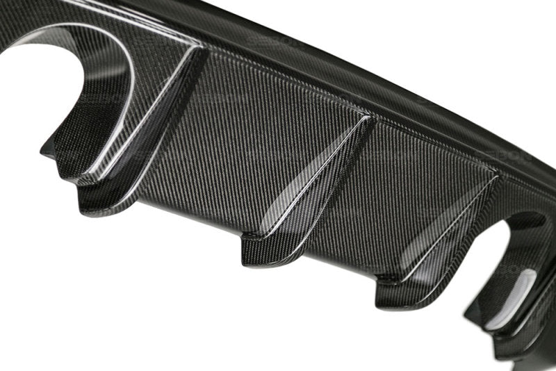 Seibon 15-16 Ford Focus OE-Style Carbon Fiber Rear Bumper Lip 2