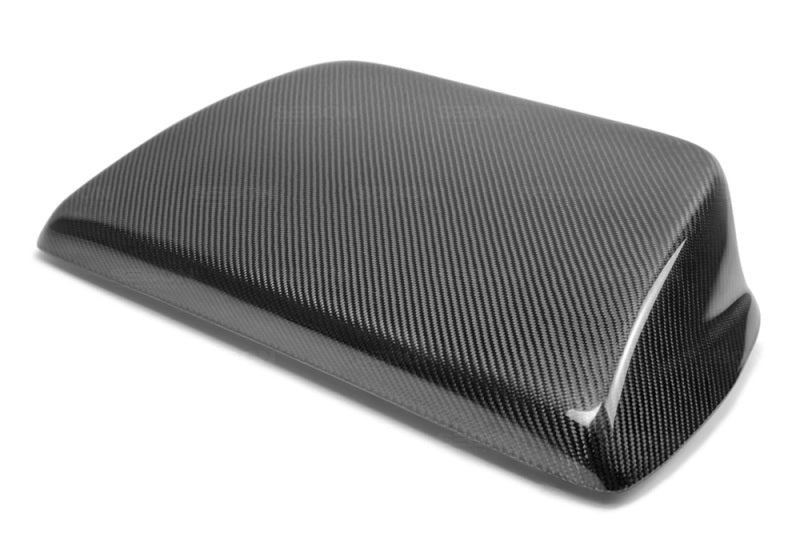 Seibon 02-03 Subaru WRX STi Carbon Fiber Hood Scoop - Only Fits OEM Hoods (Not Seibon Hoods) 1