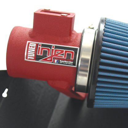 Injen 16-19 Ford Fiesta ST 1.6L Turbo 4Cyl Wrinkle Red Short Ram Intake w/MR Tech (Special order) 1