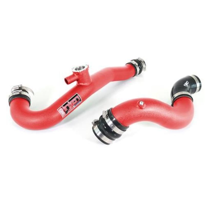 Injen 15-19 Ford Mustang 2.3L EcoBoost Aluminum Intercooler Piping Kit - Wrinkle Red 0