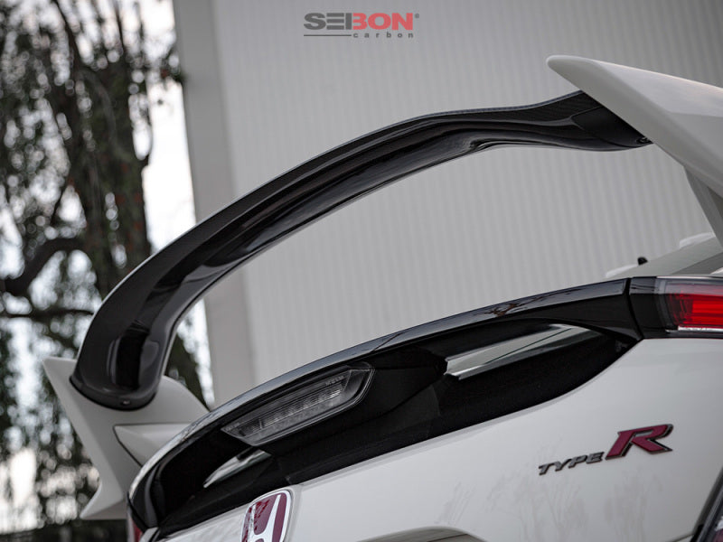 Seibon 2017 Honda Civic Type-R OE Carbon Fiber Rear Center Spoiler 4