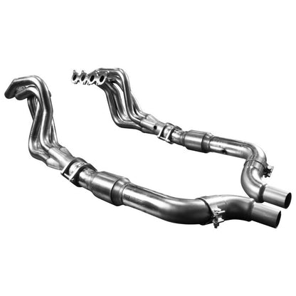 Kooks Headers Kooks 15+ Mustang 5.0L 4V 2in x 3in SS Headers w/Green Catted OEM Connection Pipe