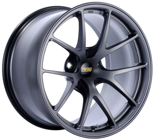 BBS RI-A 18x9.5 5x114.3 ET22 Matte Graphite Wheel -82mm PFS/Clip Required 0