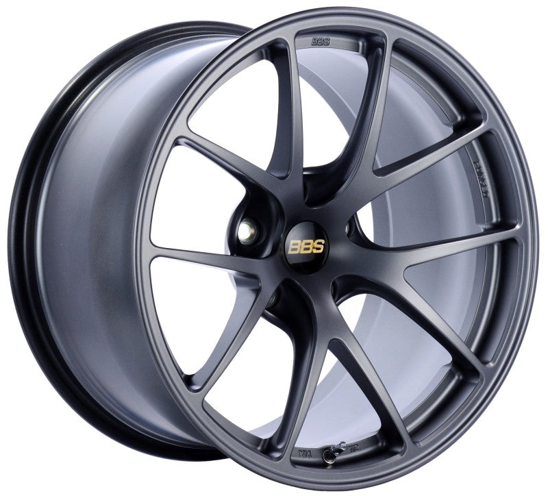 BBS RI-A 18x9 5x112 ET38 Matte Graphite Wheel -82mm PFS/Clip Required 0