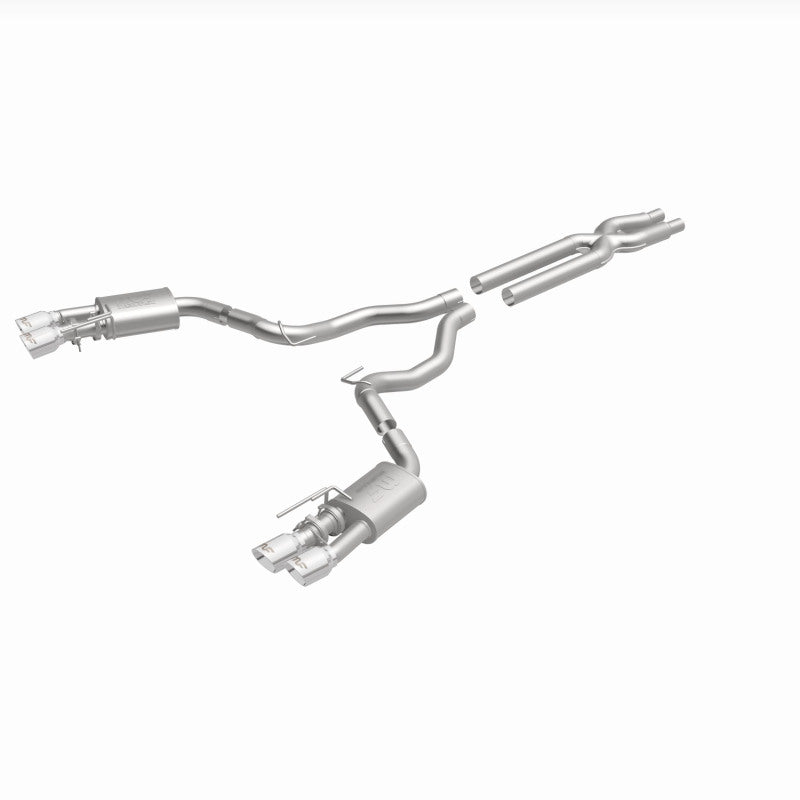 MagnaFlow SYS Cat-Back 2018 Ford Mustang GT 5.0L Competition Dual Exit Polished 4in Tips