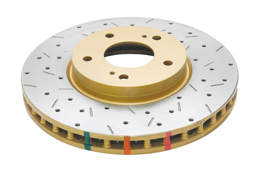 DBA 8/93-7/98 Nissan R33 GTST Front Drilled & Slotted 4000 Series Rotor