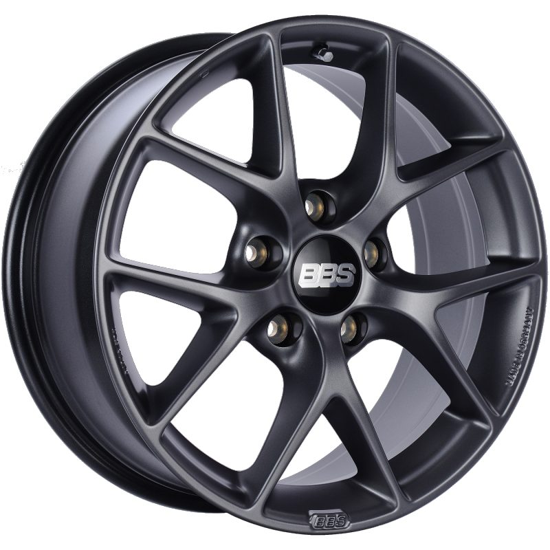 BBS SR 18x8 5x130 ET50 CB71.6 Satin Grey Wheel 1