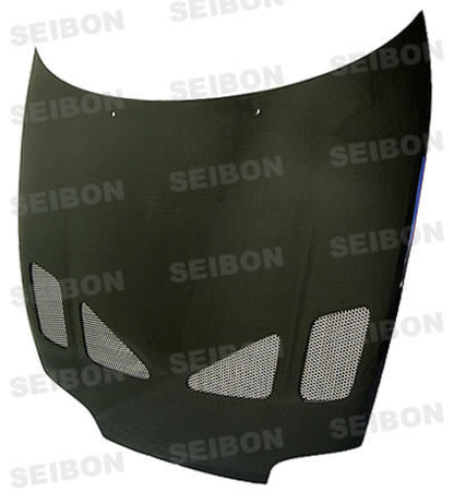 Seibon 93-98 Toyota Supra (JZA80L) TR Style Carbon Fiber Hood 1