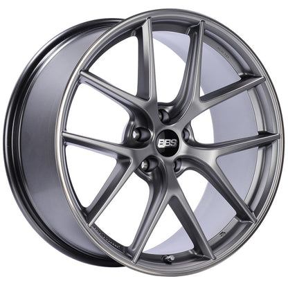 BBS CI-R 19x9 5x120 ET44 Platinum Satin Rim Protector Wheel -82mm PFS/Clip Required 4