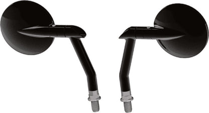Burly Brand Hot Rod Mirror Set - Black