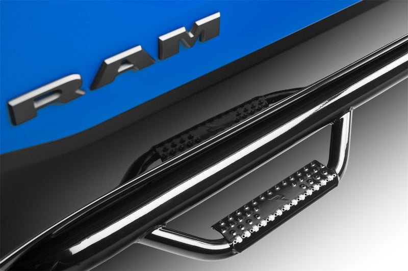 N-Fab Nerf Step 15.5-17 Dodge Ram 1500 Crew Cab - Gloss Black - Cab Length - 3in