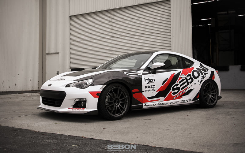 Seibon 12-14 Subaru BRZ TA-Style Carbon Fiber Front Lip 6