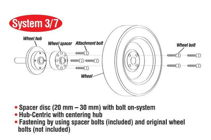 Eibach Pro-Spacer 16-17 Ford Focus RS 30mm Thickness