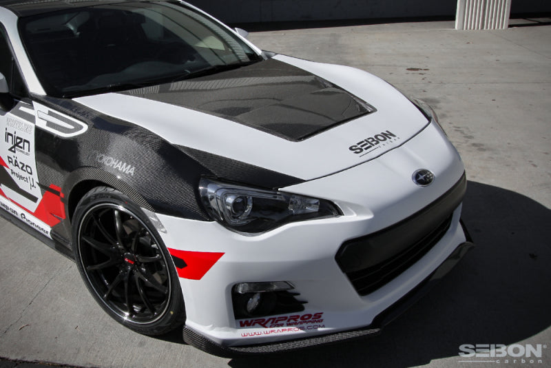 Seibon 12-13 BRZ/FRS DV Carbon Fiber Hood 6