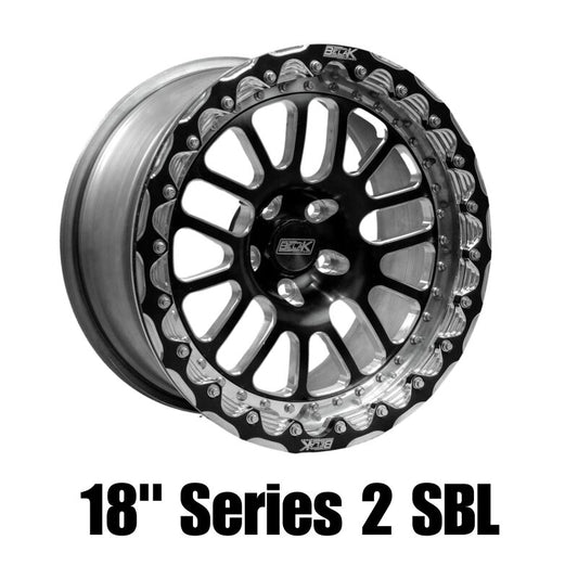 Belak Wheels Belak 18x10 / 6.75in BS / 5x114.3 BP / High Pad / Series 2 Wheel - Single Beadlock
