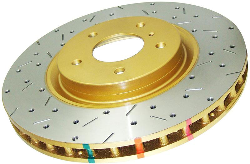 DBA 8/93-7/98 Nissan R33 GTST Front Drilled & Slotted 4000 Series Rotor