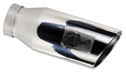 aFe MACH Force-Xp 5in Inlet x 7in Outlet x 15in length 304 Stainless Steel Exhaust Tip
