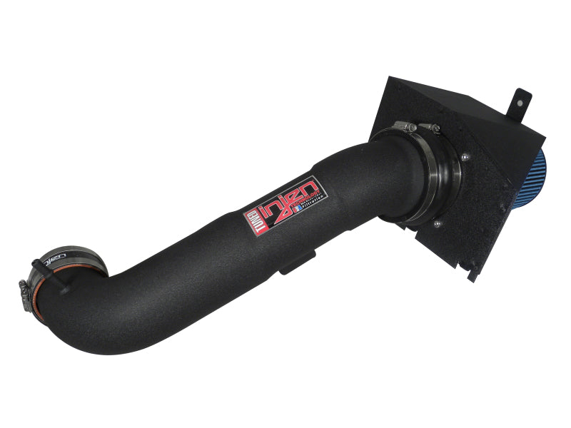 Injen 09-10 Ford F-150 3 valve V8 4.6L Wrinkle Black Power-Flow Air Intake System 1