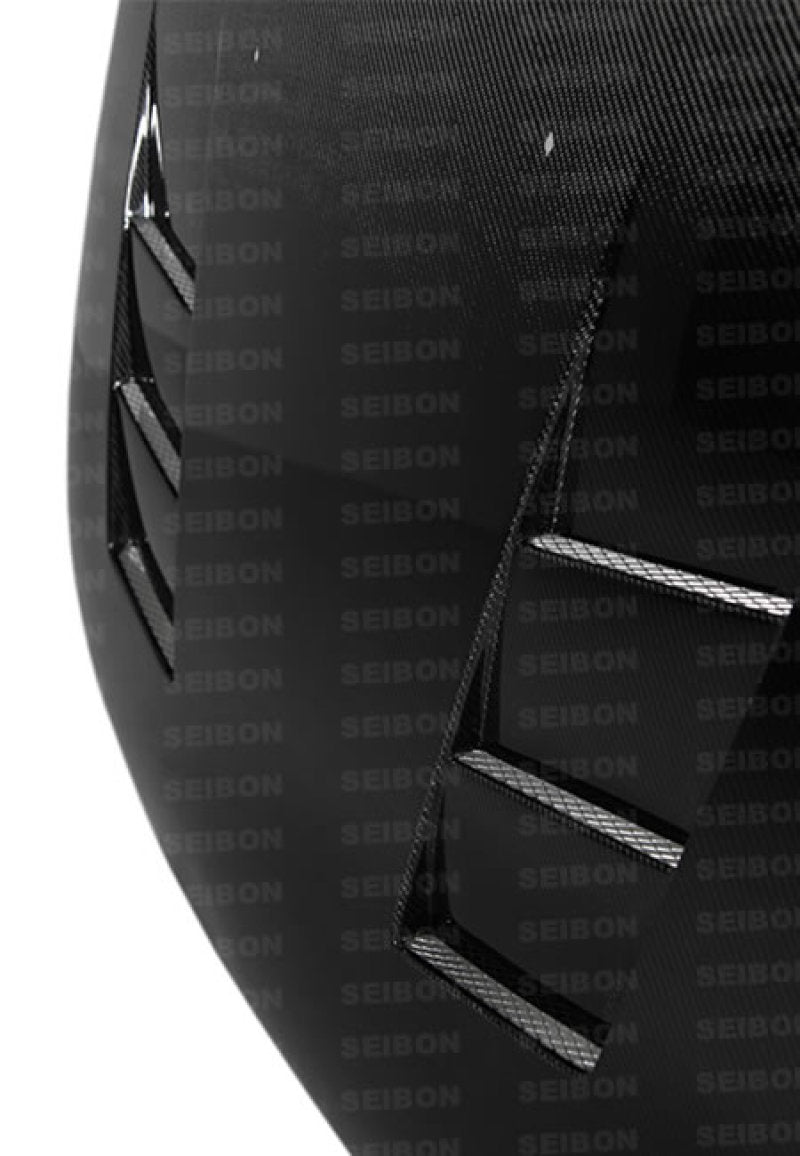 Seibon 92-95 Honda Civic 2DR/3DR TS-Style Carbon Fiber Hood 4