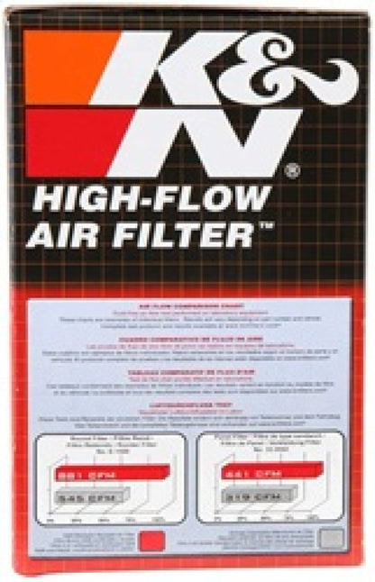 K&N Engineering K&N Filter Universal Rubber Filter 2 3/4 inch 10 Degree Flange 4 inch OD 5 inch Height