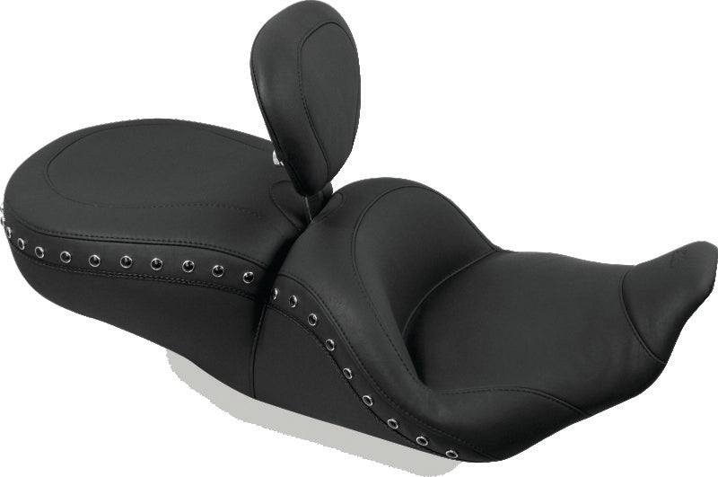 Mustang Motorcycle Mustang 15-23 Kawasaki Vulcan S Solo Seat Diamond Stitch - Black