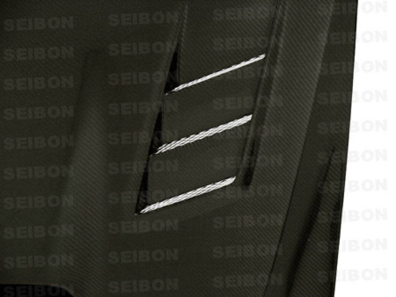 Seibon 08-09 Subaru WRX/STi CW-style Carbon Fiber Hood 6