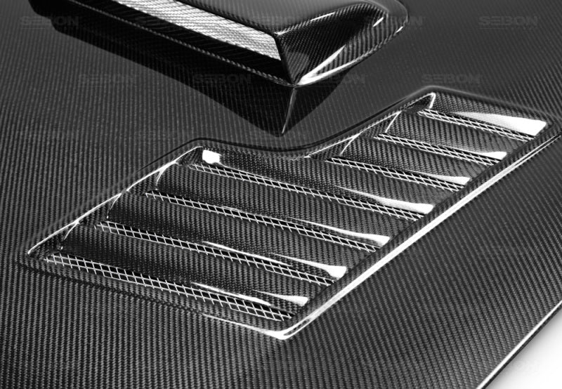 Seibon 02-03 Subaru WRX CWII Carbon Fiber Hood 3