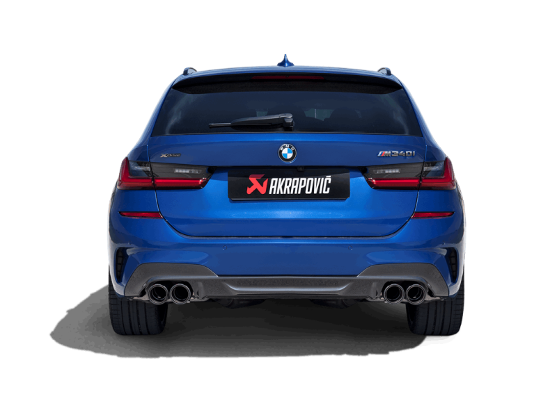 Akrapovic 20-22 BMW M340i (G20, G21) Slip-On Line (Titanium) (Requires BMW Part #18308686640) 0