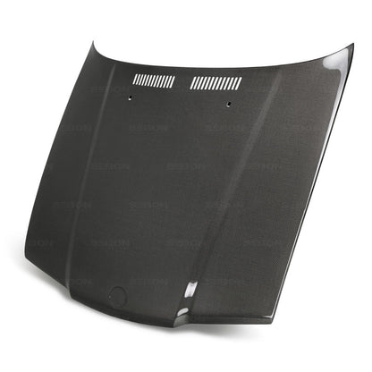 Seibon 92-98 BMW 3 Series 2dr (E36) (Exc 318) OEM Carbon Fiber Hood 2